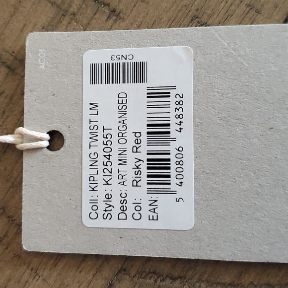 Kipling Art Mini Risky Red - Picture 5 of 8